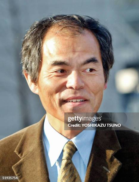 Photo dated 30 January 2004 shows California University Professor Shuji Nakamura, who worked in a Japanese chemical company Nichia and known as...