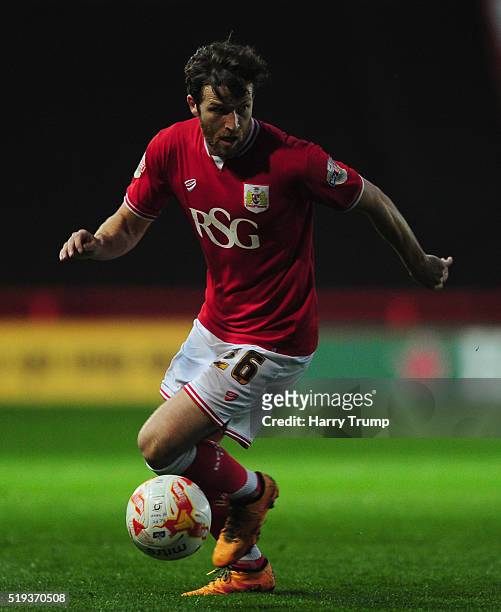 Adam Matthews of Bristol City during the Sky Bet Championship match between Bristol City and Rotherham United at Ashton Gate on April 5, 2016 in...