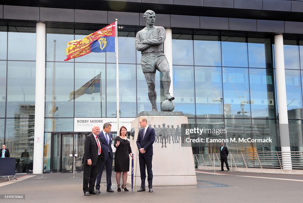 Prince William Attends Lunch To Mark 10 Years As President Of The FA