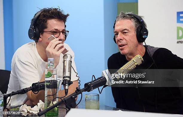Singer Charlie Puth talks with Elvis Duran during "The Elvis Duran Z100 Morning Show" at Z100 Studio on April 6, 2016 in New York City.