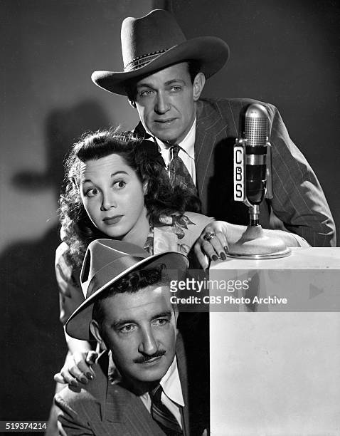 Radio's I Love A Mystery From top to bottom: Barton Yarborough as Doc Long, Gloria Blondell , and Michael Raffetto as Jack Packard, of A-1 Detective...