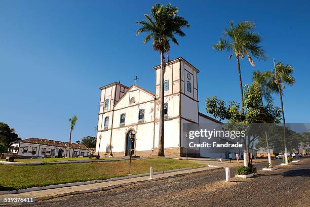 church our lady of the rosary pirenopolis brazil - pirenopolis foto e immagini stock