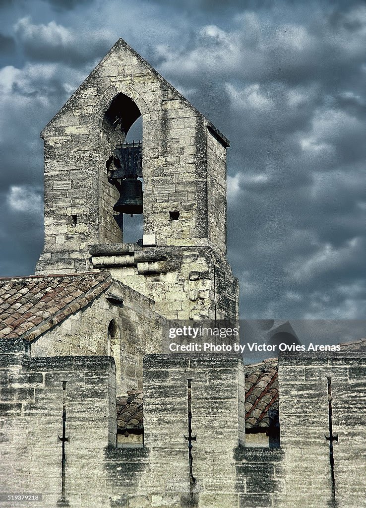 Bell Tower and Clouds