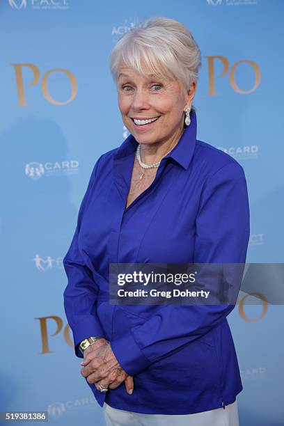Actress Joyce Bulifant arrives for the screening of 'Po' at Paramount Studios on April 5, 2016 in Hollywood, California.