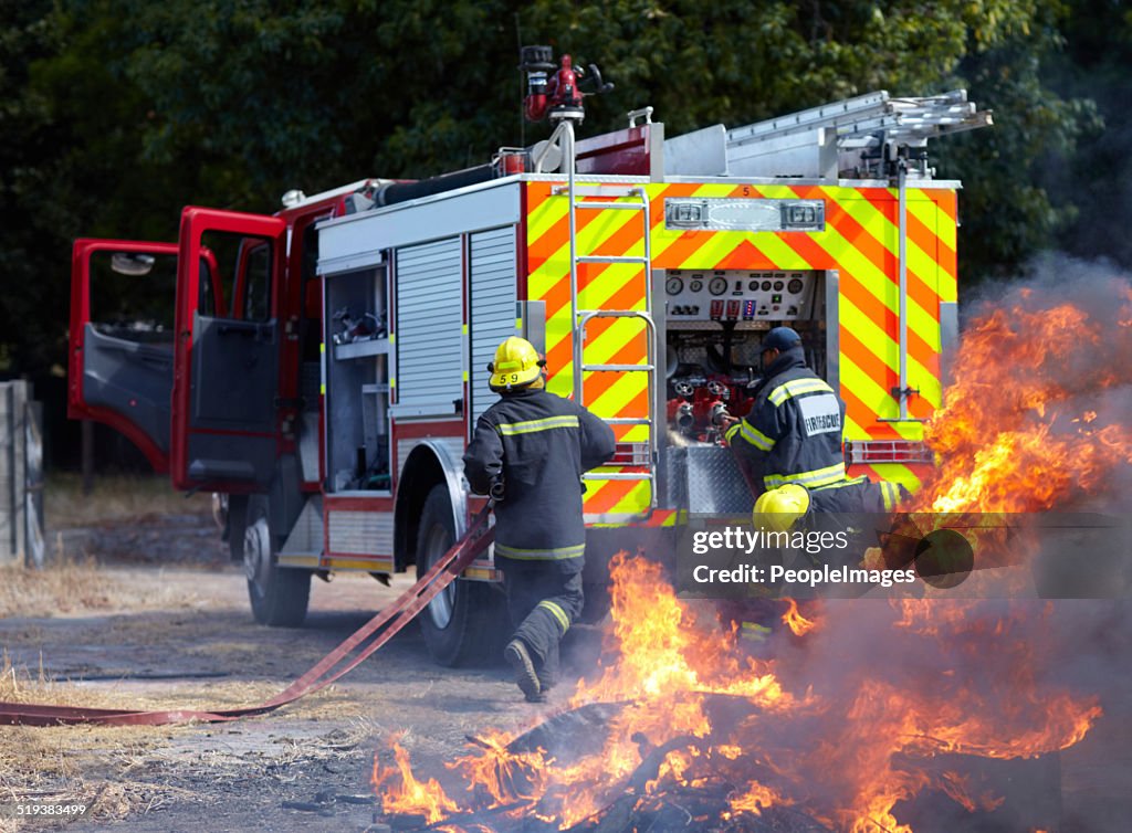 Fighting fires one day at a time