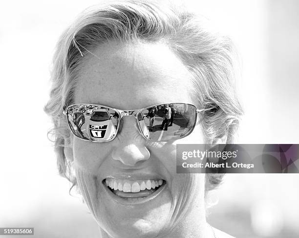 Olympic Gold Medalist Dara Torres at the 42nd Toyota Grand Prix Of Long Beach - Press Day on April 5, 2016 in Long Beach, California.
