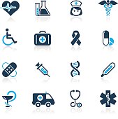 Medicine & Healthcare Icons // Azure Series