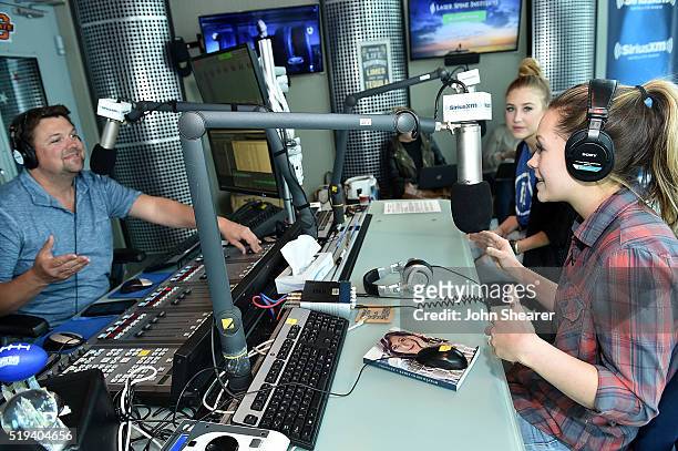 Singer songwriters Madison Marlow and Taylor Dye of Maddie & Tae visit the Morning Show with Storme Warren on SiriusXM's The Highway at SiriusXM...