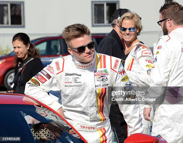Actor Brett Davern at the 42nd Toyota Grand Prix Of Long Beach - Press Day on April 5, 2016 in Long Beach, California.