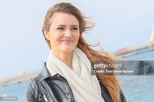 Andy Raconte attends "Webedia" photocall on April 5, 2016 in Cannes, France.