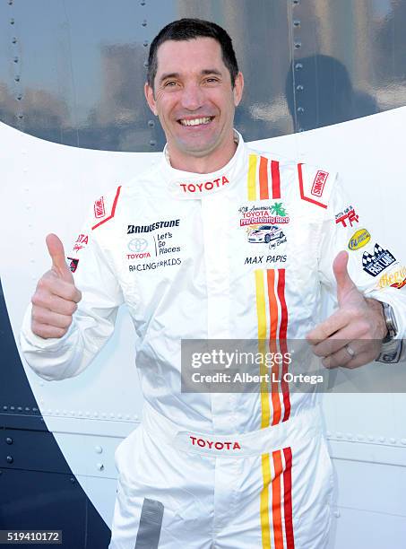 Stock car racer Max Papis at the 42nd Toyota Grand Prix Of Long Beach - Press Day on April 5, 2016 in Long Beach, California.