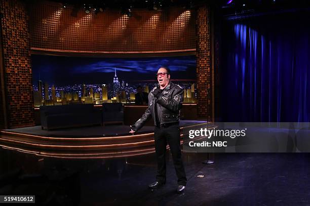 Episode 0448 -- Pictured: Comedian Andrew Dice Clay performs on April 5, 2016 --