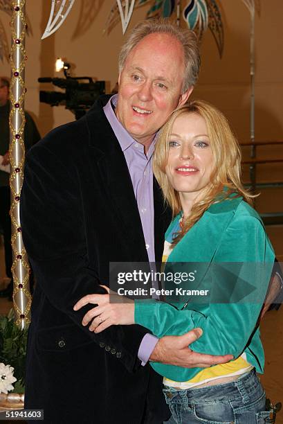 Actors Sherie Rene Scott and John Lithgow rehearse scenes from their new musical "Dirty Rotten Scoundrels" which will preview on January 31, on...