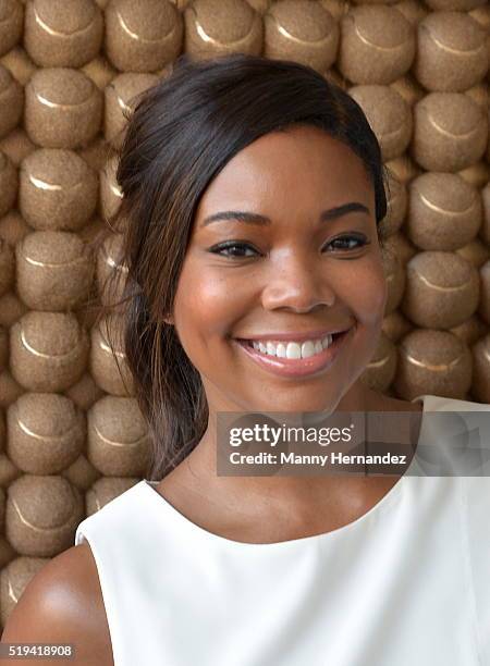 Gabrielle Union at Miami Open at Crandon Park Tennis Center on April 3, 2016 in Key Biscayne, Florida.