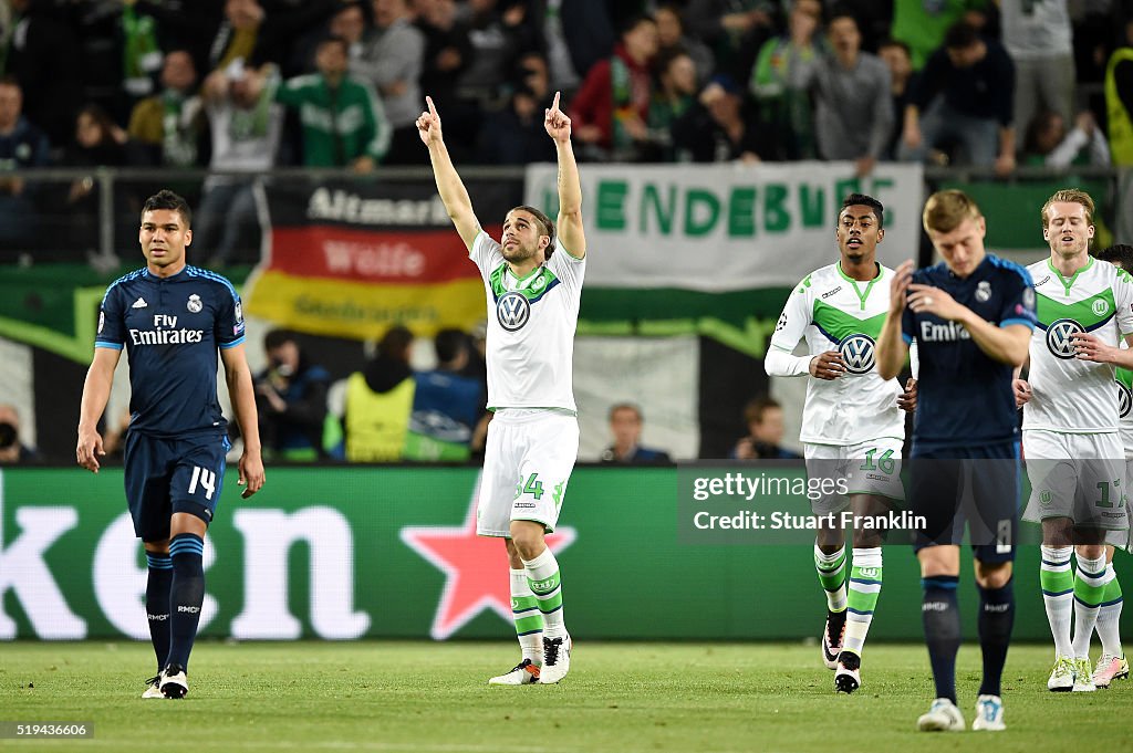 VfL Wolfsburg v Real Madrid CF - UEFA Champions League Quarter Final: First Leg