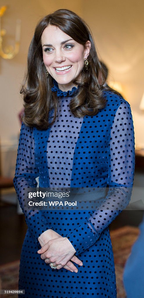 The Duke An Duchess Of Cambridge Attend Reception At Kensington Palace Ahead Of Their Tour To India & Bhutan