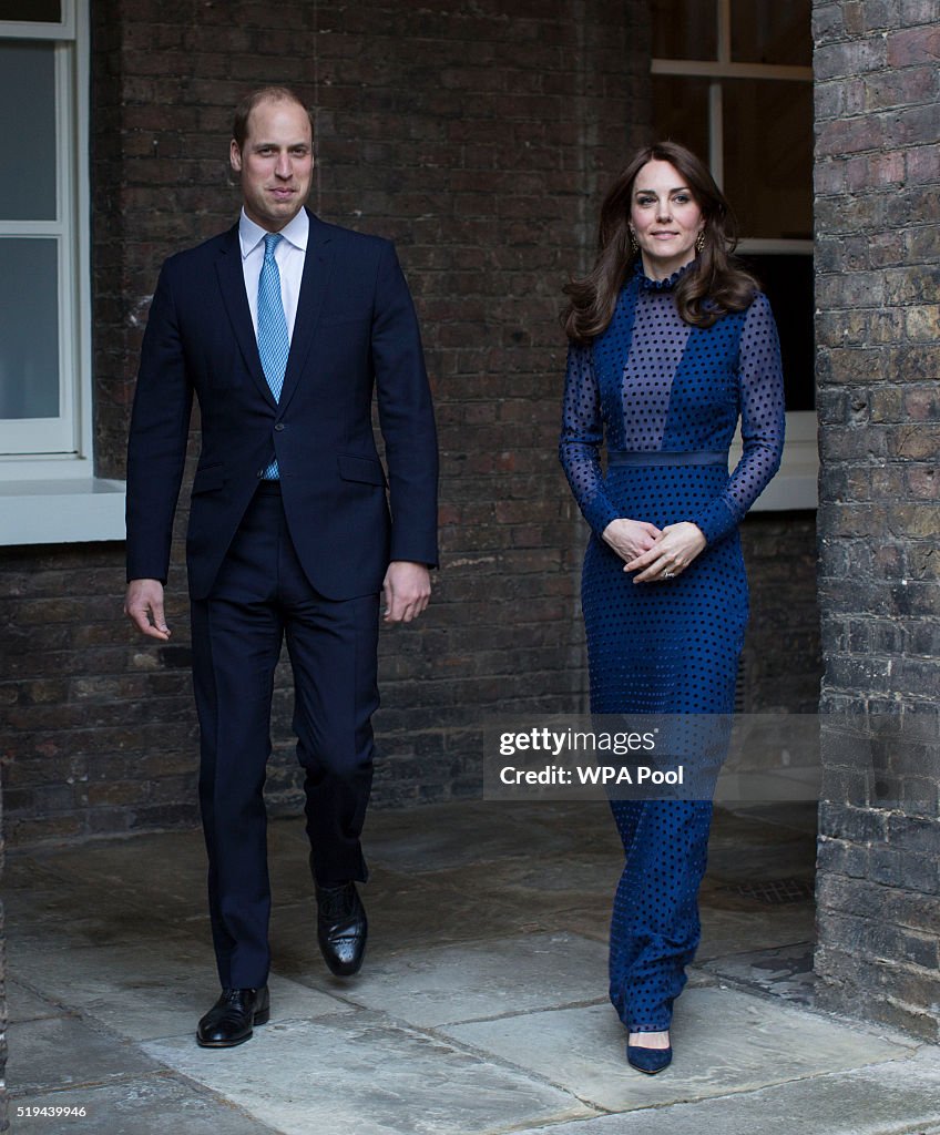 The Duke An Duchess Of Cambridge Attend Reception At Kensington Palace Ahead Of Their Tour To India & Bhutan