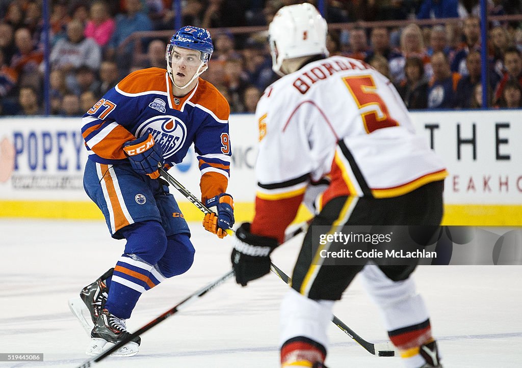 Calgary Flames v Edmonton Oilers