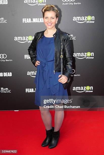 Jessica Boehrs attends the 'Fear the Walking Dead' Season 2 German Premiere at Haus Ungarn on April 6, 2016 in Berlin, Germany.