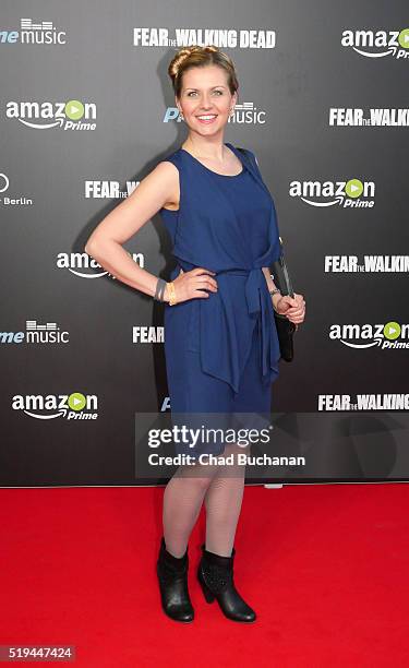 Jessica Boehrs attends the 'Fear the Walking Dead' Season 2 German Premiere at Haus Ungarn on April 6, 2016 in Berlin, Germany.