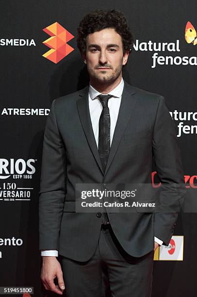 Spanish actor Secun de la Rosa attends the Malaga Film Festival 2016 presentation cocktail at the Circulo Bellas Artes on April 6, 2016 in Madrid,...