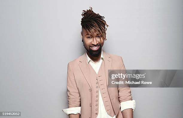 Ty Hunter is photographed at the 2016 Black Women in Hollywood Luncheon for Essence.com on February 25, 2016 in Los Angeles, California.