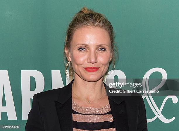 Actress Cameron Diaz attends her book signing for "The Longevity Book: The Science of Aging, the Biology of Strength, and the Privilege of Time" at...