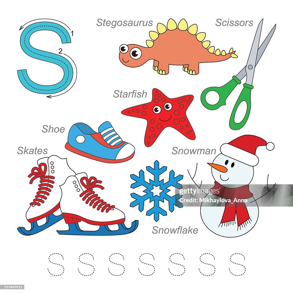 Examples For S Pictures For Letter S High-Res Vector Graphic - Getty Images