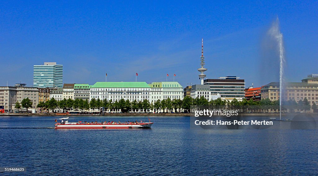 Binnenalster, Hamburg, Germany