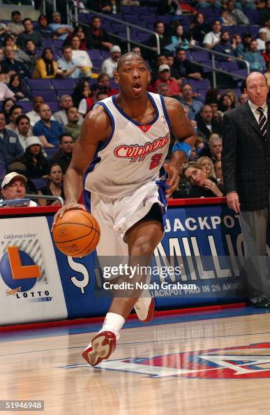 Bobby Simmonds Bobby Simmons of the Los Angeles Clippers moves the ball during the ...