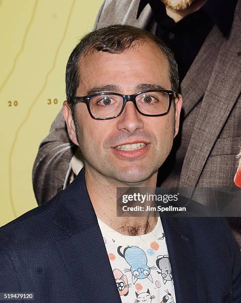 Director Paco Cabezas attends the "Mr. Right" New York premiere at AMC Lincoln Square Theater on April 6, 2016 in New York City.