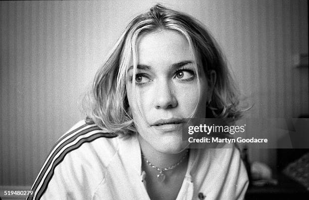 Cerys Matthews of Catatonia, portrait, London, United Kingdom, 1998.