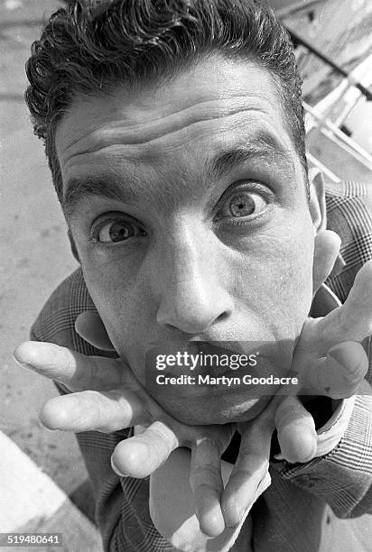 Portrait of comedian Lee Evans, United Kingdom, 1995.