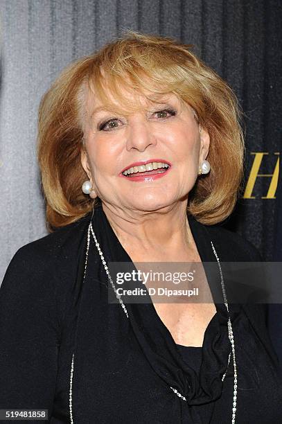 Barbara Walters attends The Hollywood Reporter's 2016 35 Most Powerful People in Media at Four Seasons Restaurant on April 6, 2016 in New York City.
