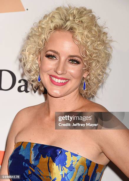 Recording artist Cam attends the 2016 Pre-GRAMMY Gala and Salute to Industry Icons honoring Irving Azoff at The Beverly Hilton Hotel on February 14,...