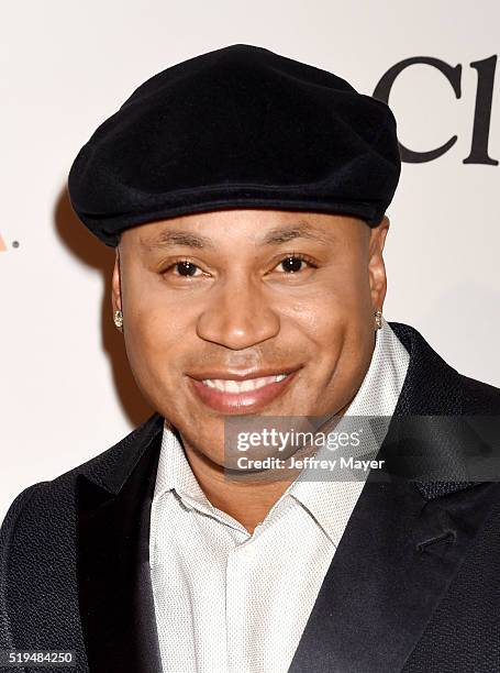 Rapper/actor LL Cool J attends the 2016 Pre-GRAMMY Gala and Salute to Industry Icons honoring Irving Azoff at The Beverly Hilton Hotel on February...