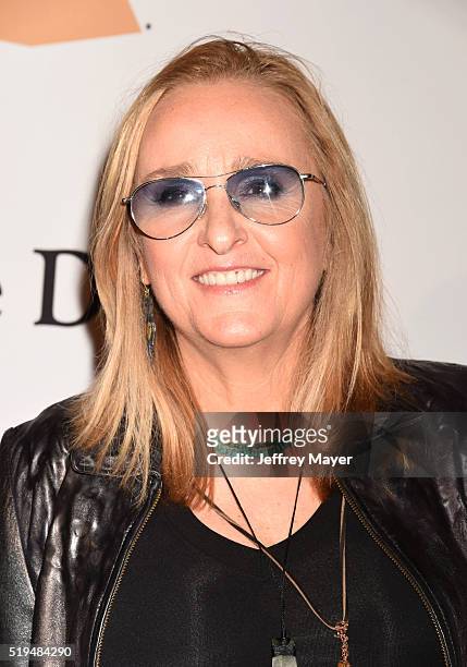 Musician Melissa Etheridge attends the 2016 Pre-GRAMMY Gala and Salute to Industry Icons honoring Irving Azoff at The Beverly Hilton Hotel on...