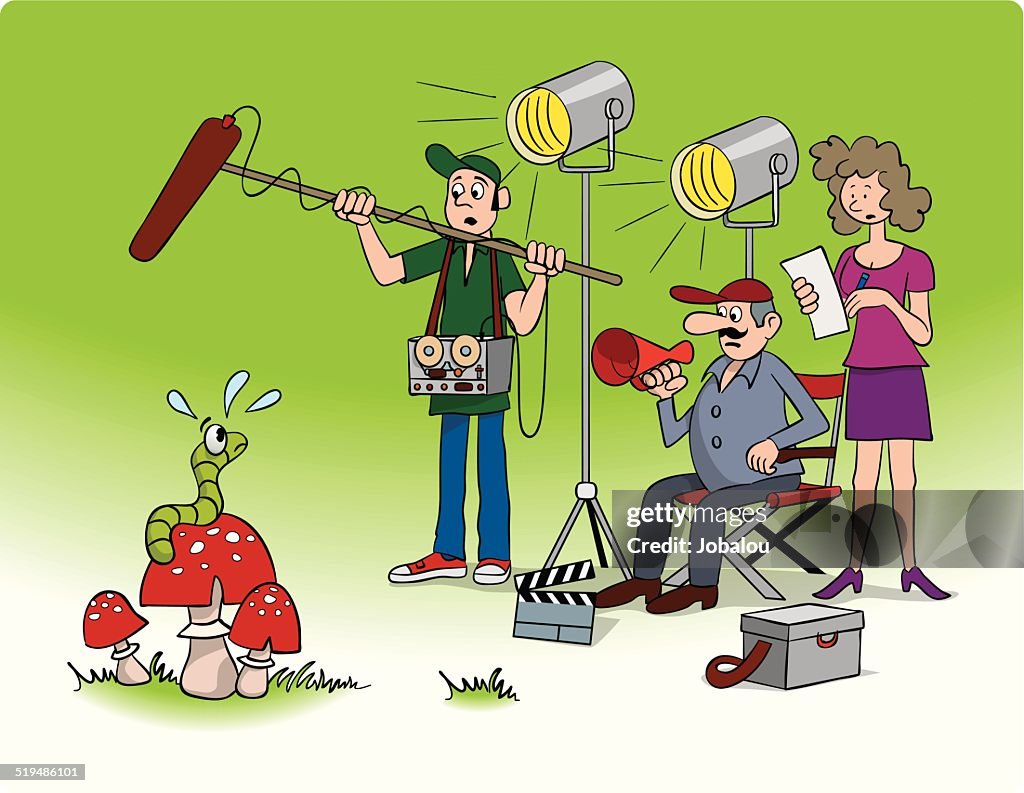 Bug Scene Filming Scene For A Bug High-Res Vector Graphic - Getty Images