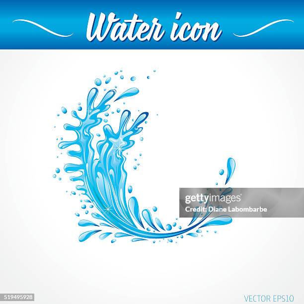 Sprayed Water Icon Water Spray Icon Photos and Premium High Res Pictures - Getty Images