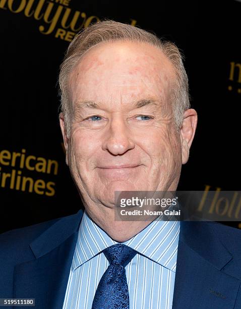 Bill O'Reilly attends The Hollywood Reporter's 2016 35 Most Powerful People in Media at Four Seasons Restaurant on April 6, 2016 in New York City.