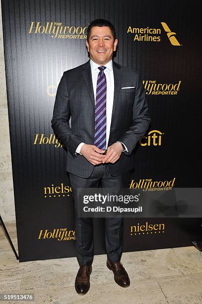 Carl Quintanilla attends The Hollywood Reporter's 2016 35 Most Powerful People in Media at Four Seasons Restaurant on April 6, 2016 in New York City.