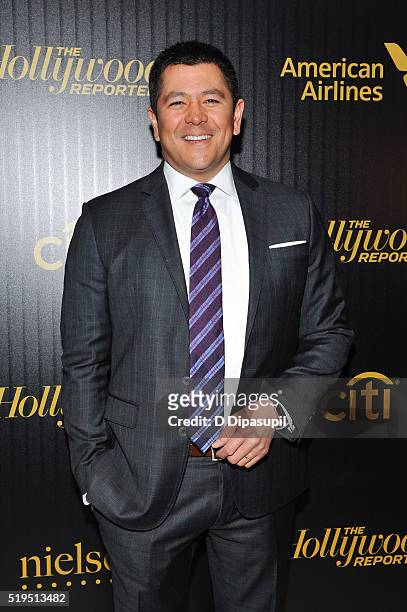 Carl Quintanilla attends The Hollywood Reporter's 2016 35 Most Powerful People in Media at Four Seasons Restaurant on April 6, 2016 in New York City.