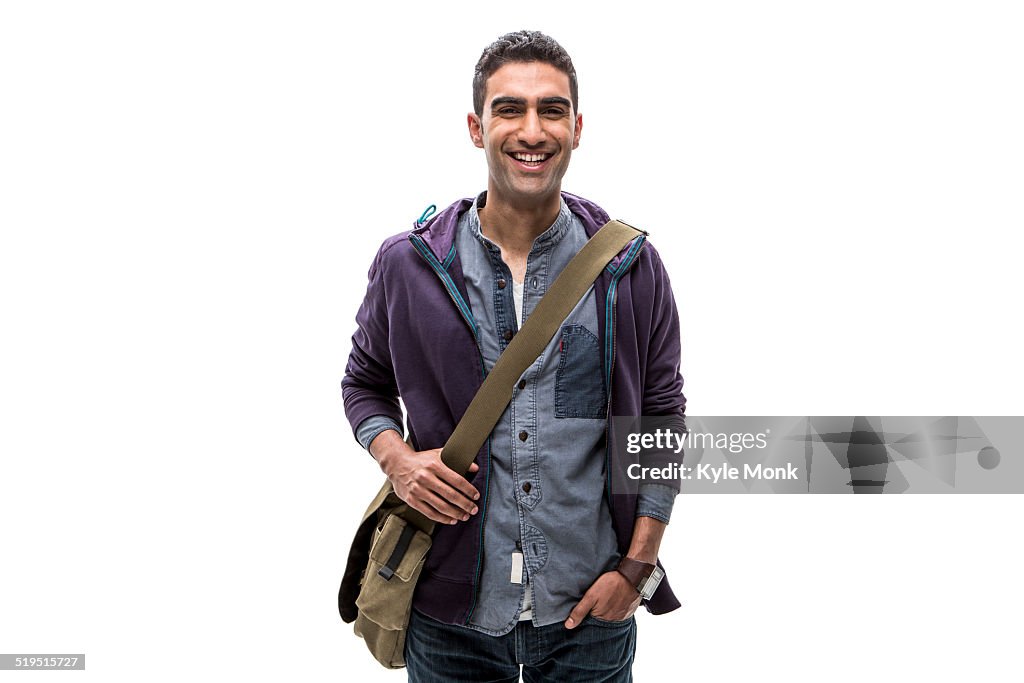 Indian man smiling