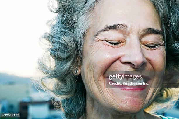 Caucasian woman smiling