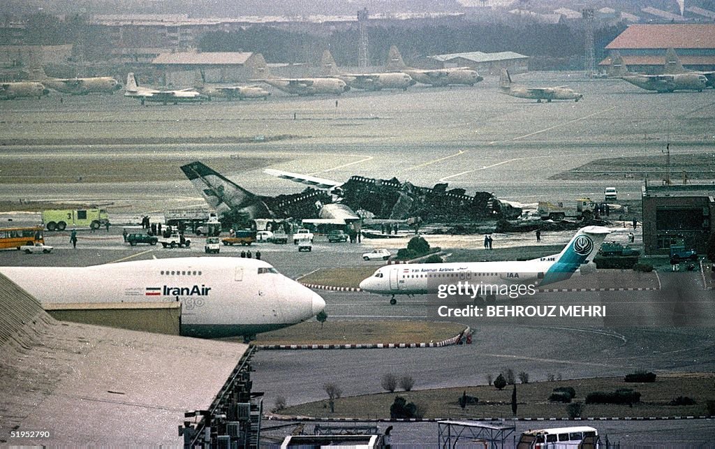 A general view of Tehran's Mehrabad airport, the s