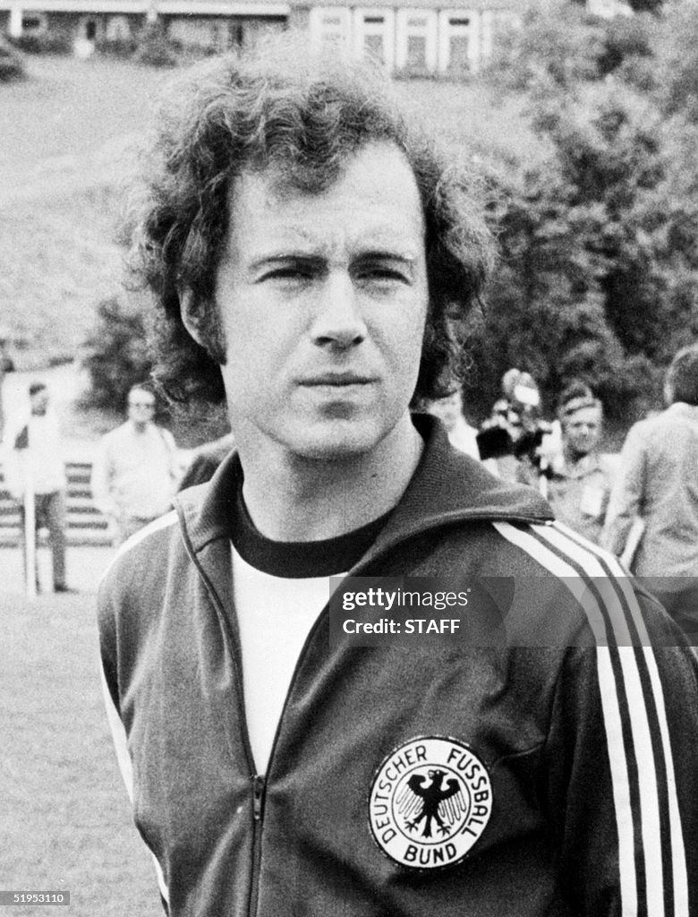 Portrait taken 22 June 1974 of defender Franz Beck