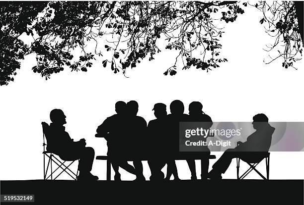 everyonetogether - family reunion stock illustrations