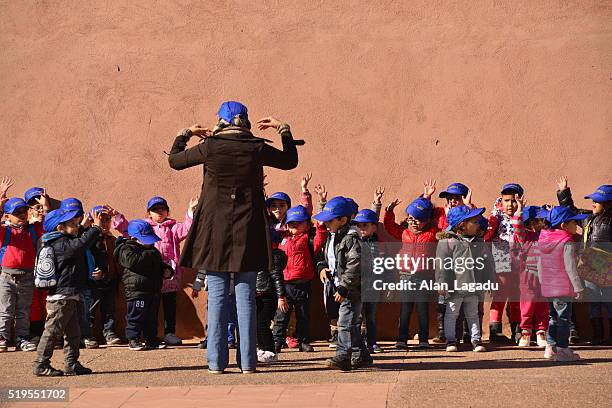 menara gardens, marrakech, morocco, africa. - maroc school stockfoto's en -beelden