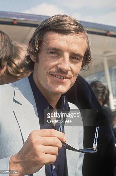 Portrait of French skier Jean-Claude Killy taken in Evian in 1970. Killy won three gold medals during the 1968 Winter Olympic Games in Grenoble ,...