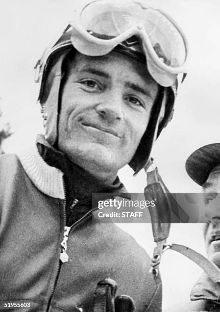 Portrait of French skier Jean-Claude Killy taken 03 January 1968 in Val d'Isere. Jean-Claude Killy won three gold medals in the 1968 Winter Olympics...